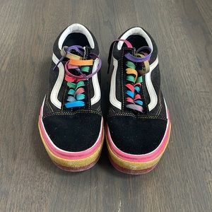 Rainbow Stack Vans